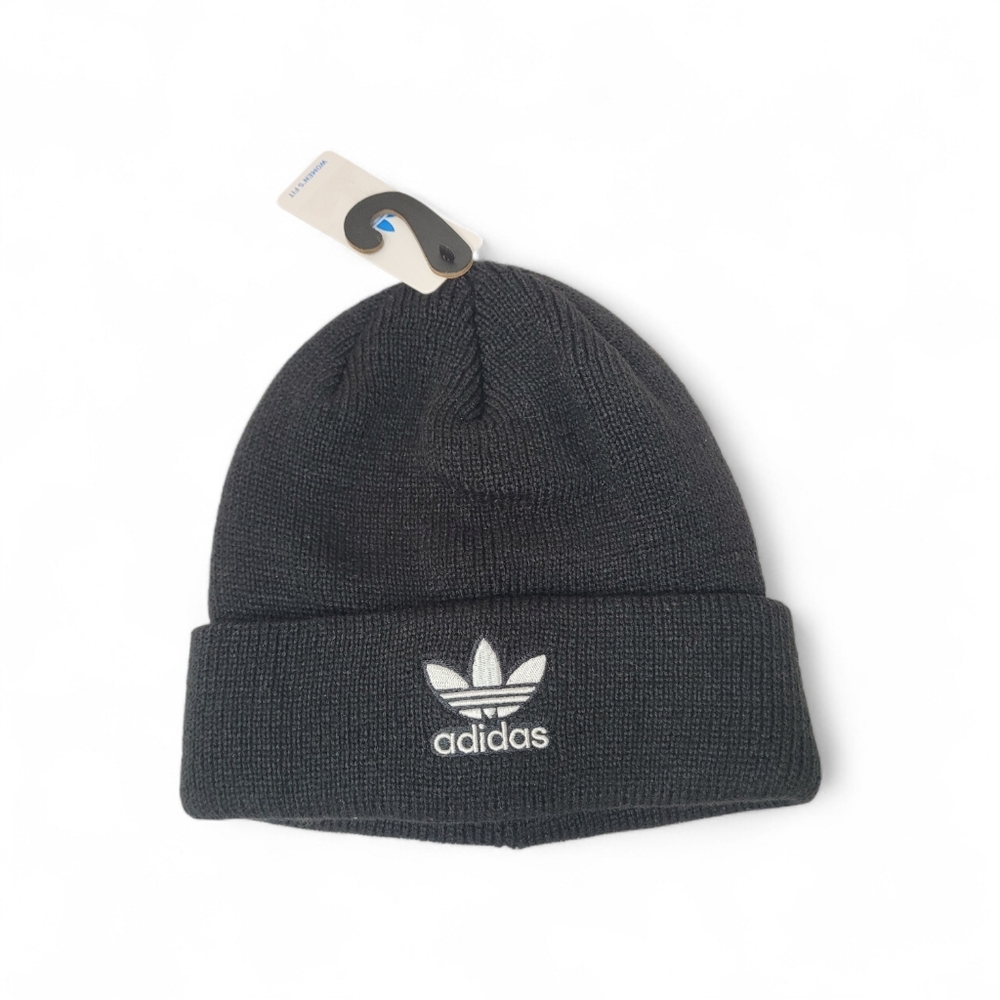 Adidas Classic Knit Black Beanie NWT